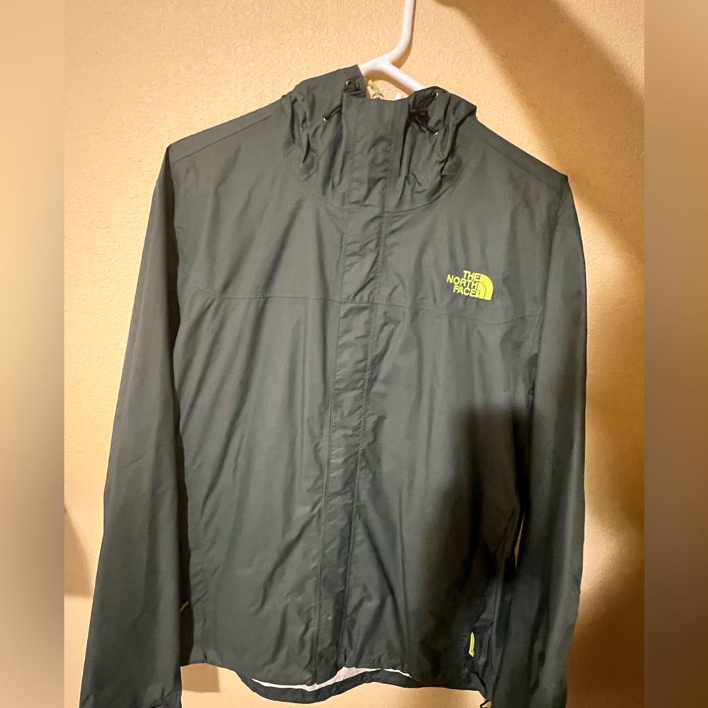 North Face Green Rain Jacket